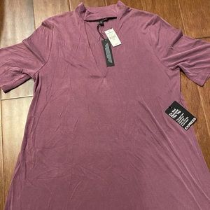 Express purple dress size large